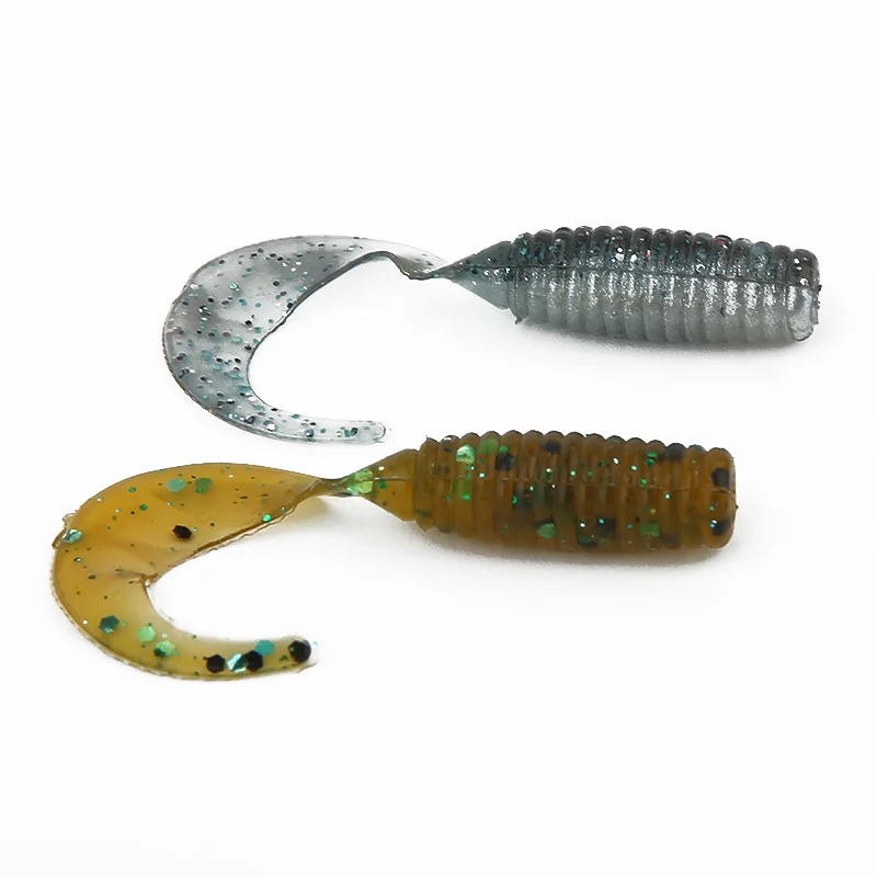 Ardea-SEÑUELOS blandos de silicona, aparejos de pesca de doble Color, 38mm/0,6g, 10 unidades - imagen 4