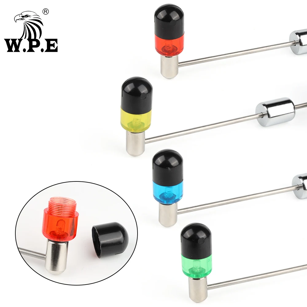 W.P.E-Swinger de pesca de carpa, indicador Multicolor, alarma de pesca de carpa, Sensor colgante, LED, accesorios de aparejos de pesca de carpa, 4 unids/set - imagen 3
