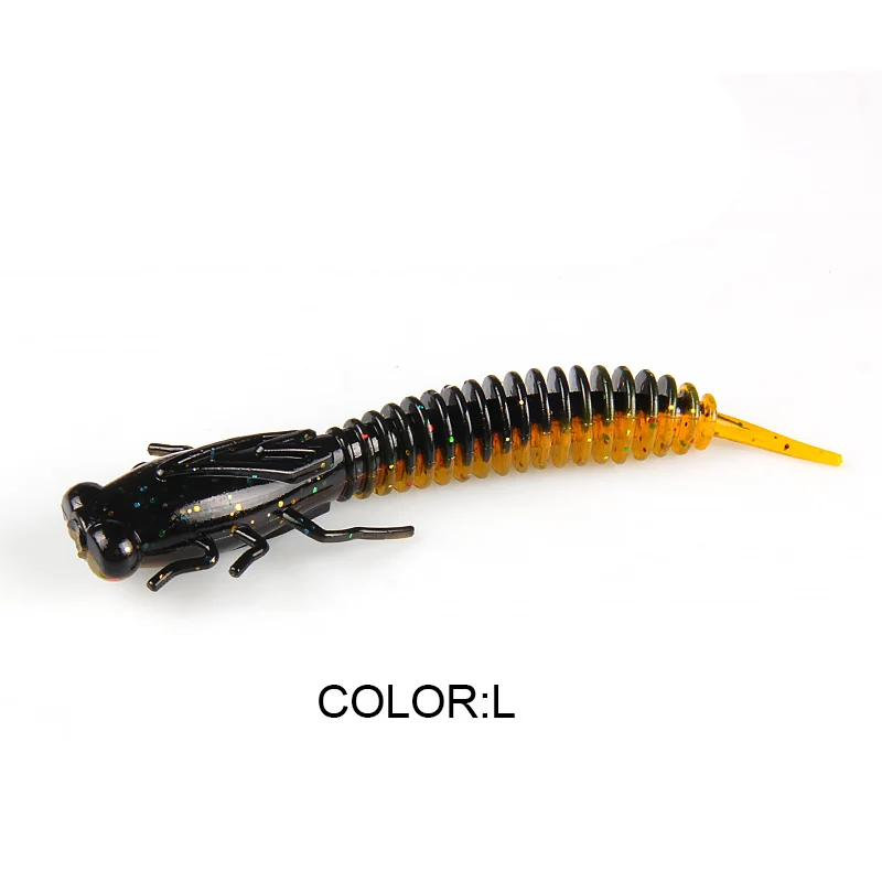 2019 nueva larva supercontinente 10pcs8pcs4pcs nuevo cebo blando Contiene olores - imagen 3
