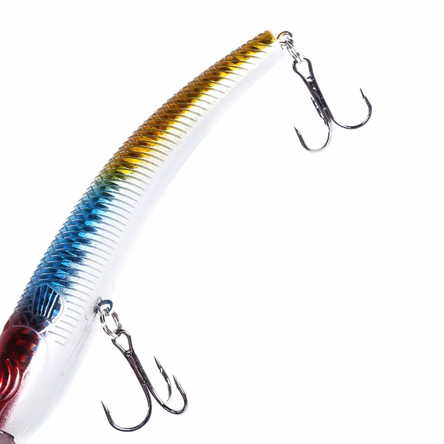 Señuelo de pesca Wobbler de 15,5 cm y 15,3g, cebo Artificial para carnada, pececillo grande, Crankbait, Peche, lubina, curricán, Lucio, carpa, Kosadaka, 1 unidad - imagen 5