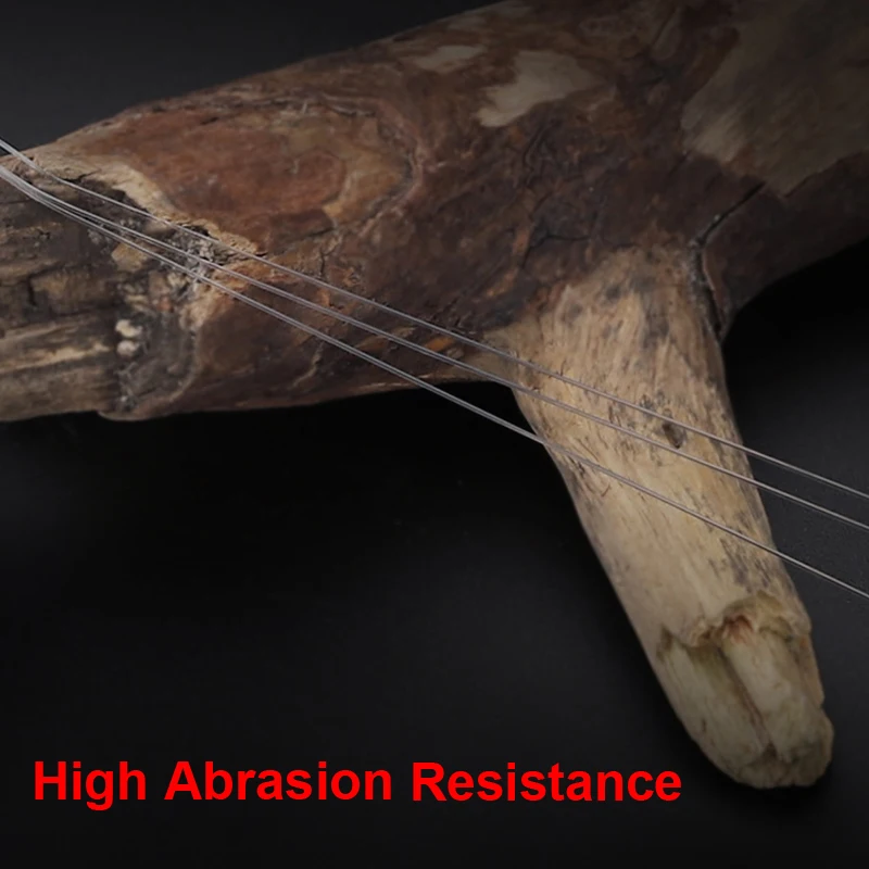 Líder de pesca con mosca, hilo de fluorocarbono de 9 pies, 0X-26LB, para ninfa y agua salada, Streamer, líder de pesca cónica con mosca, 10 bolsas - imagen 3