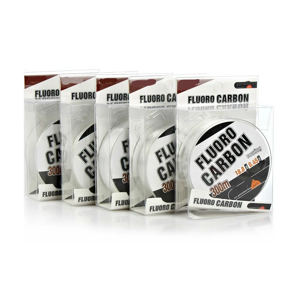 Sedal de pesca de fluorocarbono, hilo de pesca de alta calidad de 300M, monofilamento, revestimiento de fibra de alambre fuerte de nailon, pesca con mosca para pesca de carpa - imagen 3