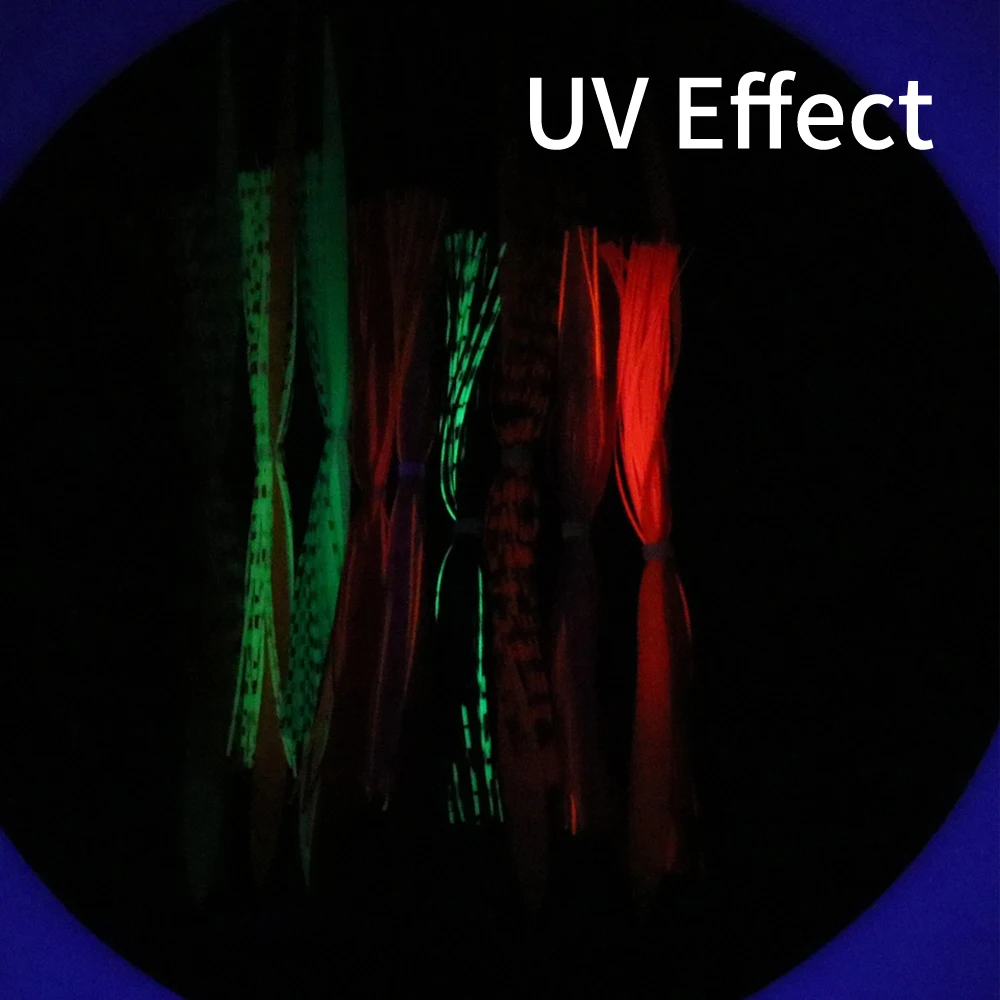 Plantilla de falda de silicona de goma con gancho deslizante, anzuelos de repuesto, estilo Kabura deslizante, señuelos de pargo, anzuelo de pesca en agua de mar - imagen 5