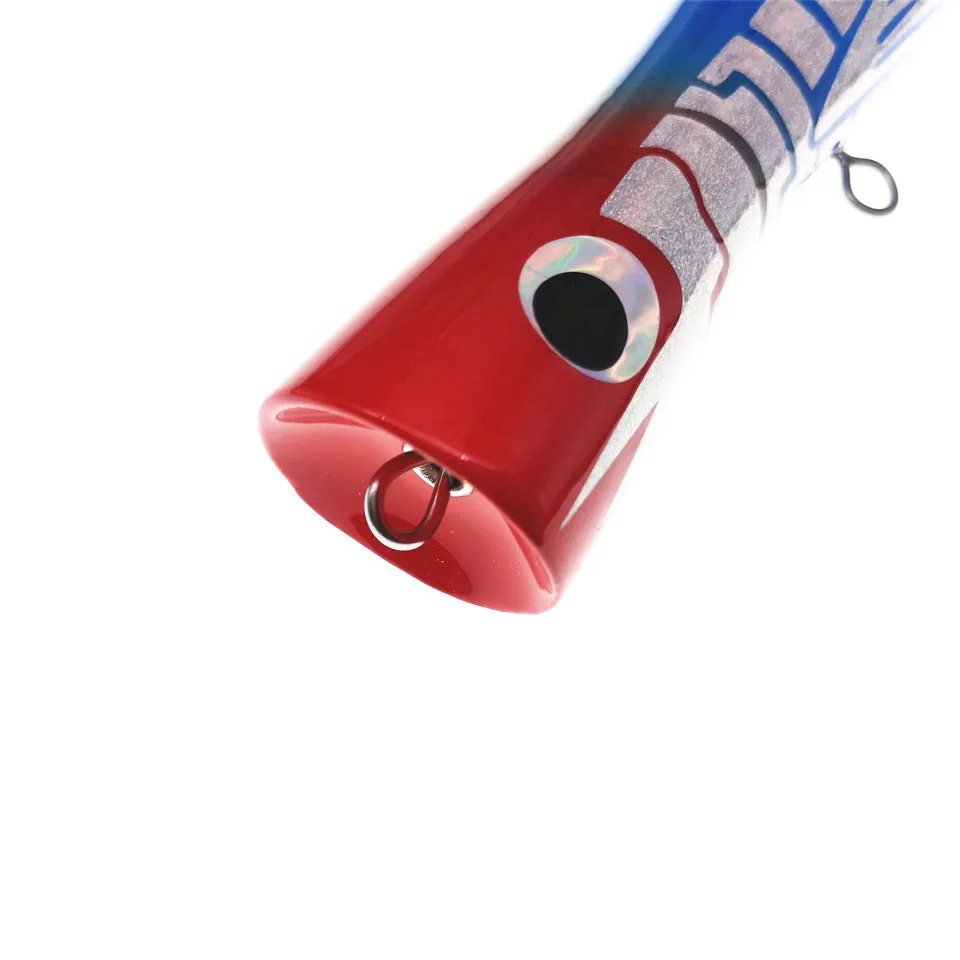 SWOLFY-señuelo de pesca de atún Popper, 2 piezas, 80g, para agua salada, carpa Artificial, SwimBait Leurre - imagen 5