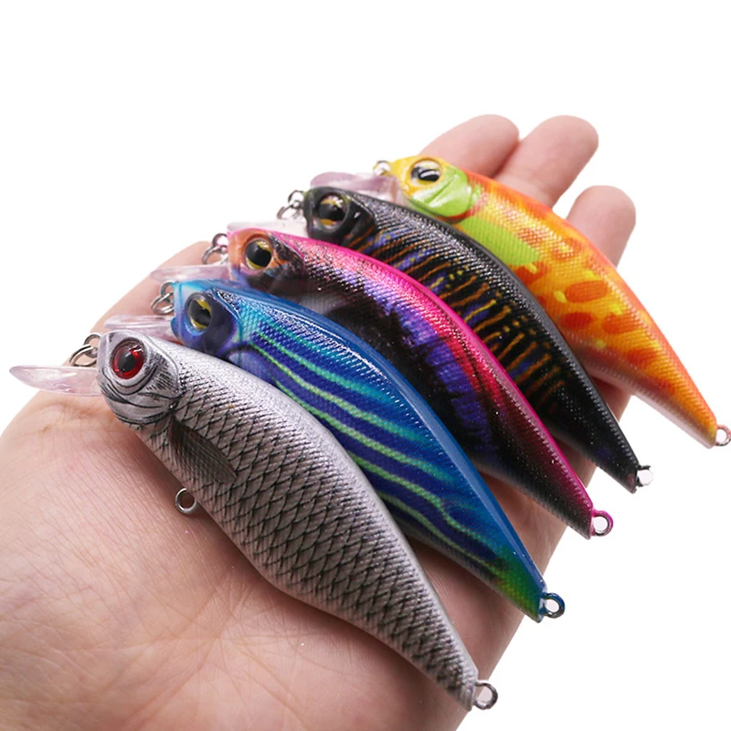 Señuelo flotante para pesca de pececillos, Wobblers de 8,5 cm, 13,3g, Crankbait, cebos artificiales de plástico duro, trucha japonesa, Swimbait, lubina, 1 unidad - imagen 2