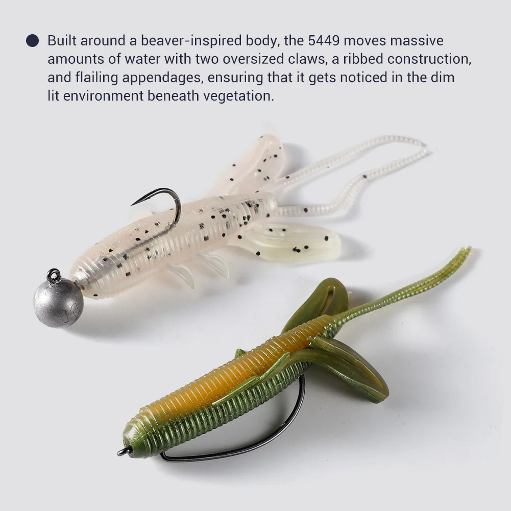 NOEBY-señuelo blando de silicona para pesca de lubina, cebo de criatura, gusano de camarón Artificial, cebos blandos, señuelos de aparejos de pesca, 90mm, 9g - imagen 5