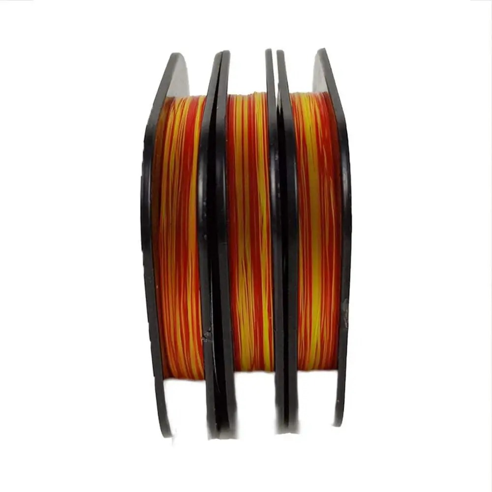 Aventik 2 uds línea Tippet de pesca con mosca 30m línea indicadora de dos colores brillante líder de pesca con mosca para trucha ninfa - imagen 2