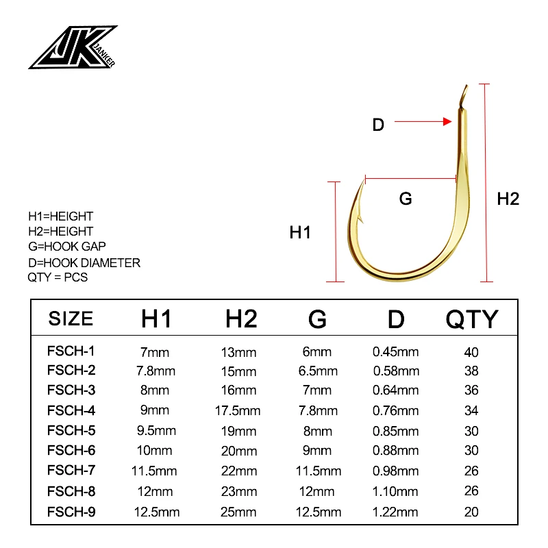 JK anzuelos de pesca Extra afilados, anzuelos planos dorados, cebo pequeño, artículos de pesca Iseama japoneses, accesorios - imagen 5