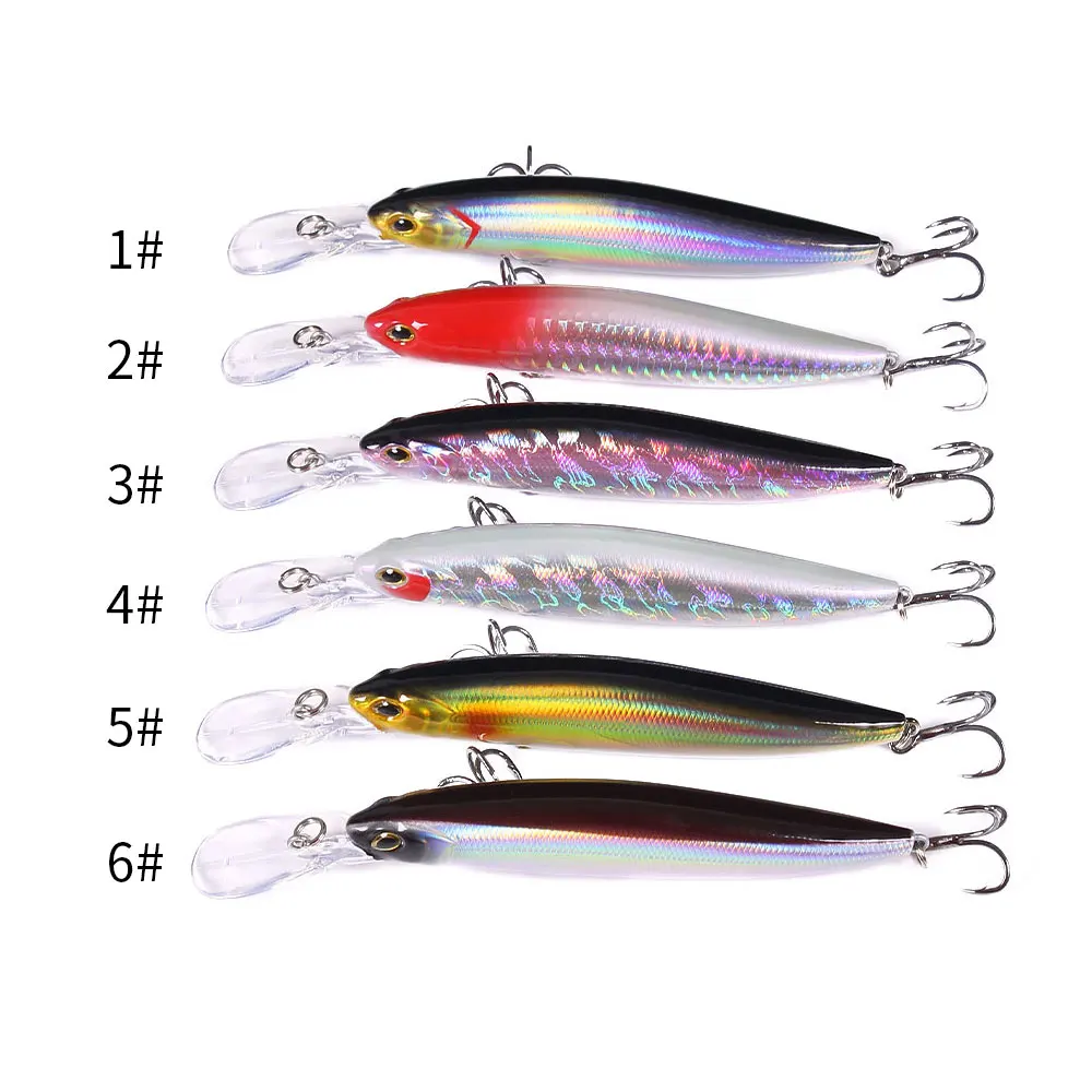 NEWUP 13cm 15,5g multicolor flotante biónico Minnow señuelo cebo Artificial cebo duro señuelo de pesca profesional aparejos de pesca - imagen 3