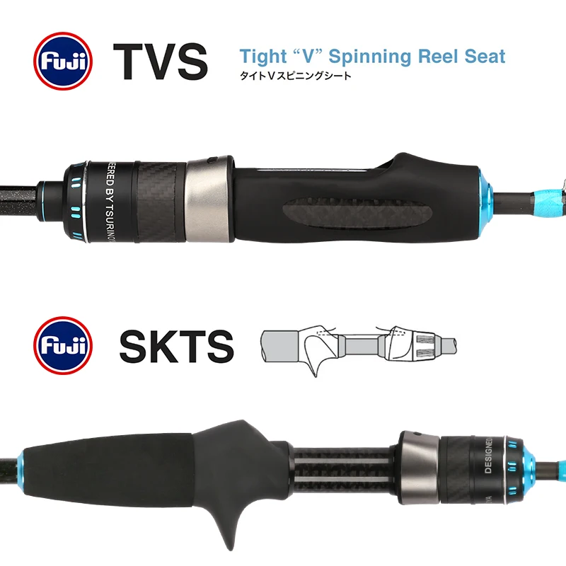 TSURINOYA Fishing Rod MASTER UL Power 1.4/1.68m FUJI Guide Ring Accessories Trout Casting Spinning 2 Sections Rod - imagen 4