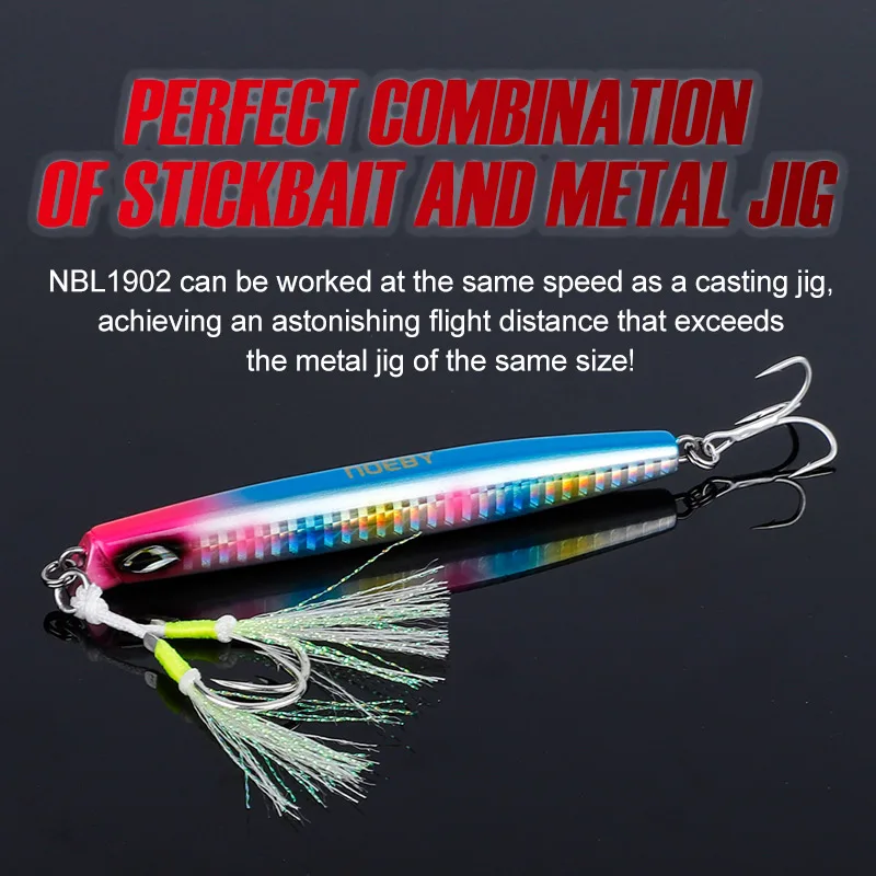 NOEBY Pencil Sinking Stickbait 46g - Señuelo para pesca costera - imagen 5