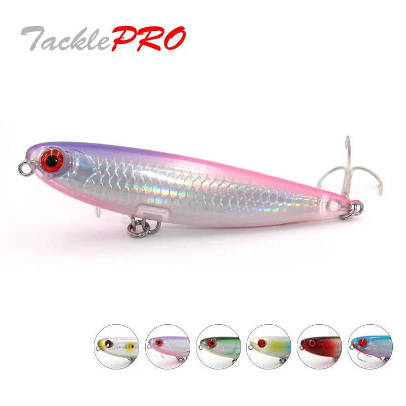 TacklePRO PE12 Topwater Vobler 2022 señuelo de pesca wobbler pececillo grande 85mm 11,7g cebo tipo lápiz señuelos para Crankbait leure vatalion - imagen 5
