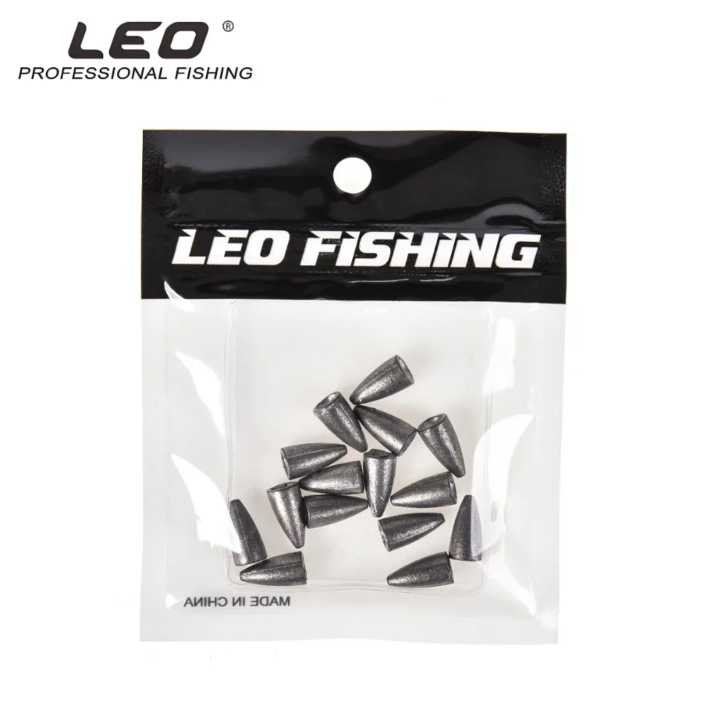 Señuelo en forma de bala para pesca, plomos de plomo para caña de pescar, accesorios de pesca