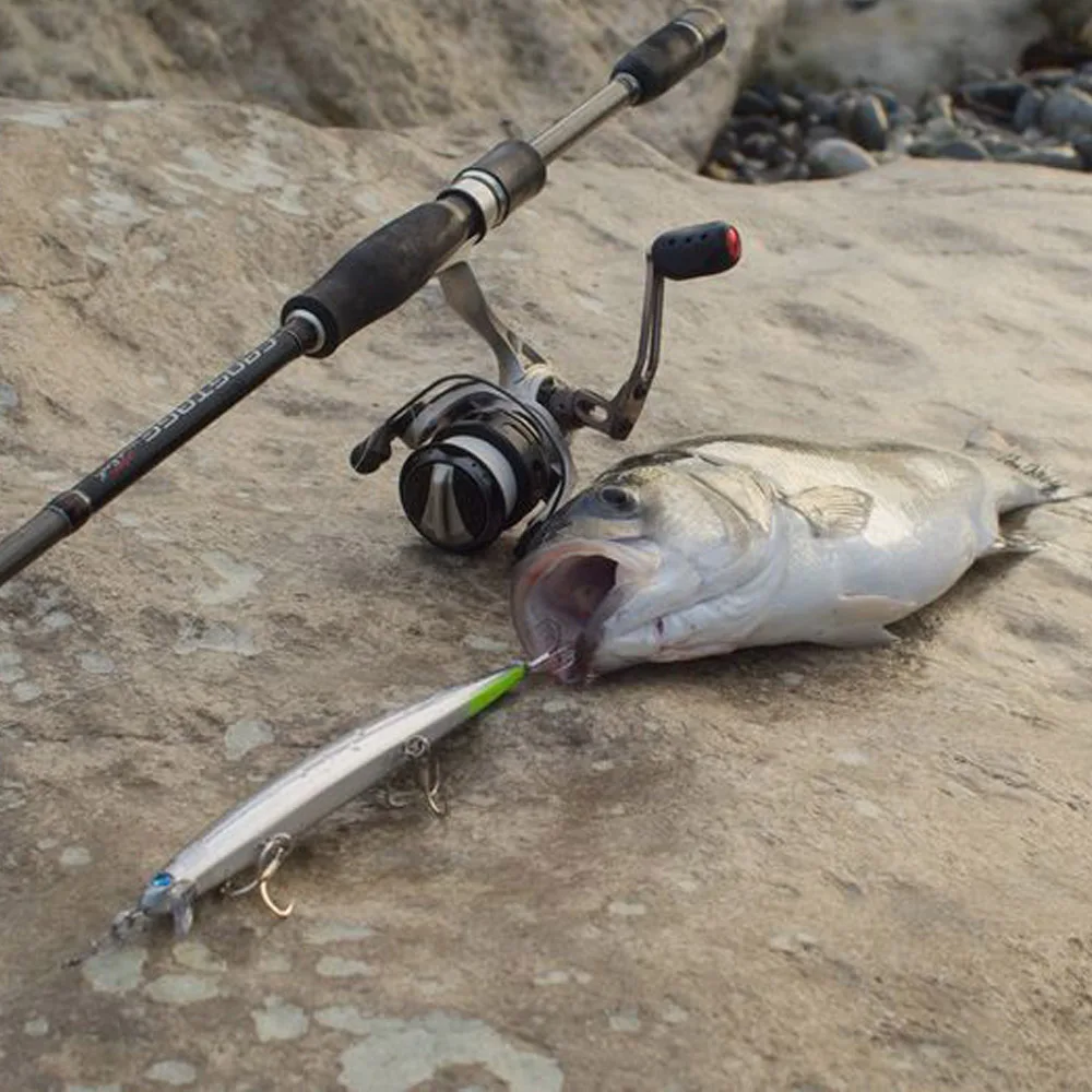 Hunthouse-señuelo para pececillos Mommotti, anzuelo largo de 210mm y 34g, señuelos flotantes de lubina dura para agua salada, pesca de lubina falsa, Lw405 - imagen 2