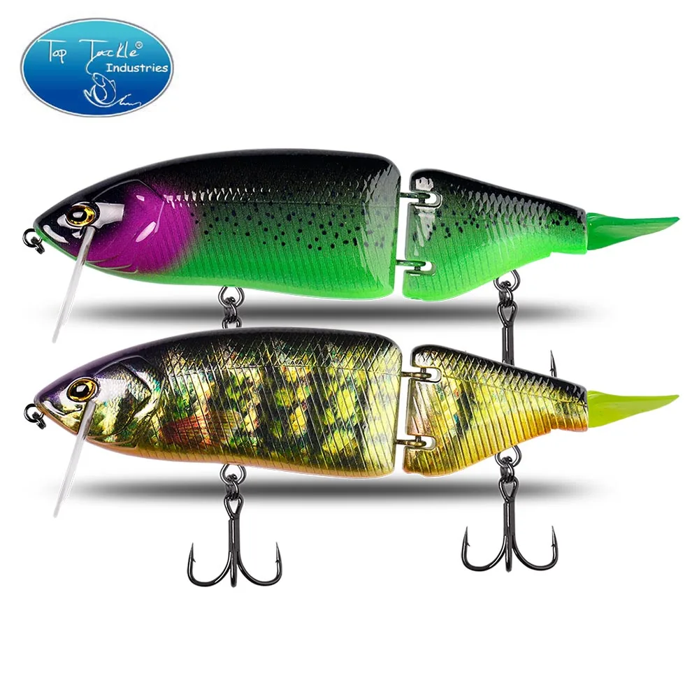 Señuelo de pesca de plástico ABS, cebo flotante de cuerpo duro, 165mm, 60g/135mm, 33g, Swimbait articulado - imagen 5