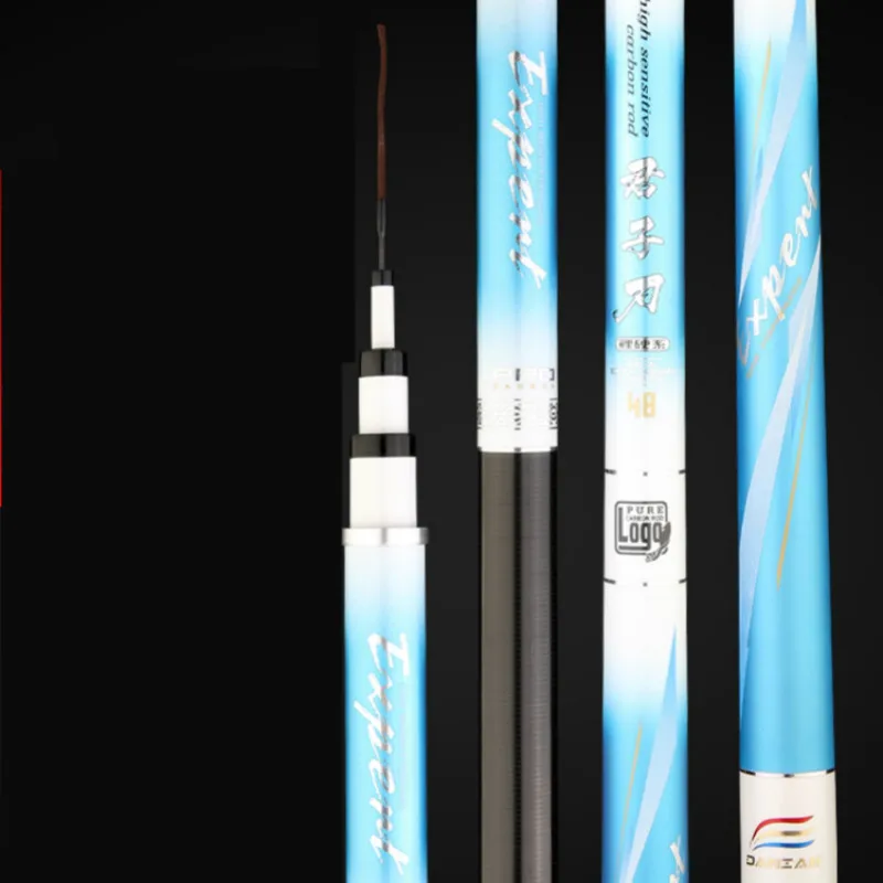 Caña De pescar ultraligera, caña De pescar superdura De 3,6 m-10,0 m, carpa De carbono 46T, equipo De Pesca - imagen 4