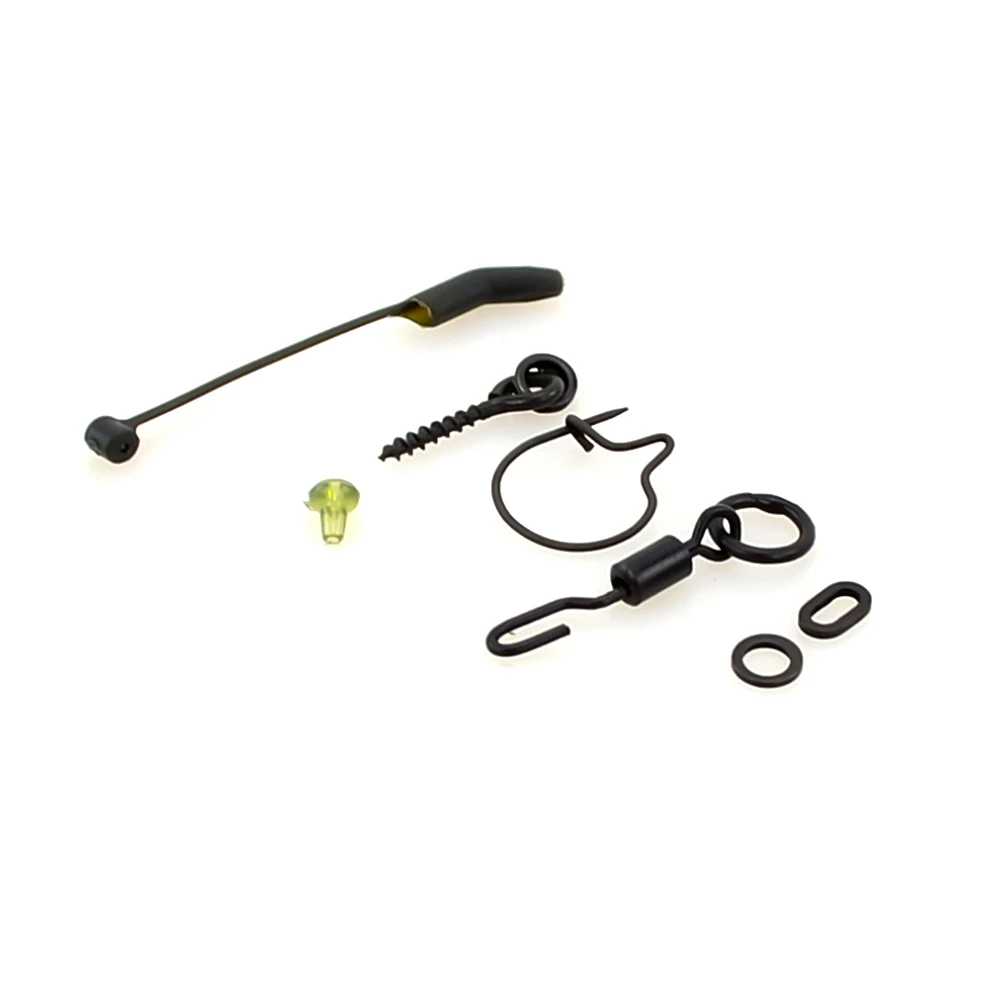 Anzuelos giratorios para pesca de carpa, accesorios para aparejo D, alineador en caja de cambio rápido, antienredos, XP-100 de aparejos terminales, 225 unidades - imagen 2