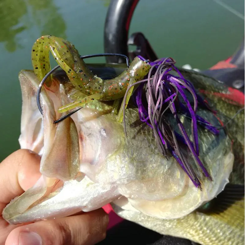 ESFISHING nuevo cebo suave Vibe Craw 85mm 6g cangrejo tentáculos sales Pesca Isca Señuelos de Pesca artificiales para Lucio - imagen 5