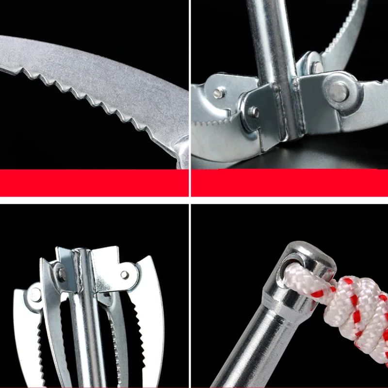 Extractor de malezas de hierro plegable, cuchillo de anclaje para deshierbe, plantas acuáticas afiladas, herramientas de deshierbe, aparejos de pesca - imagen 4