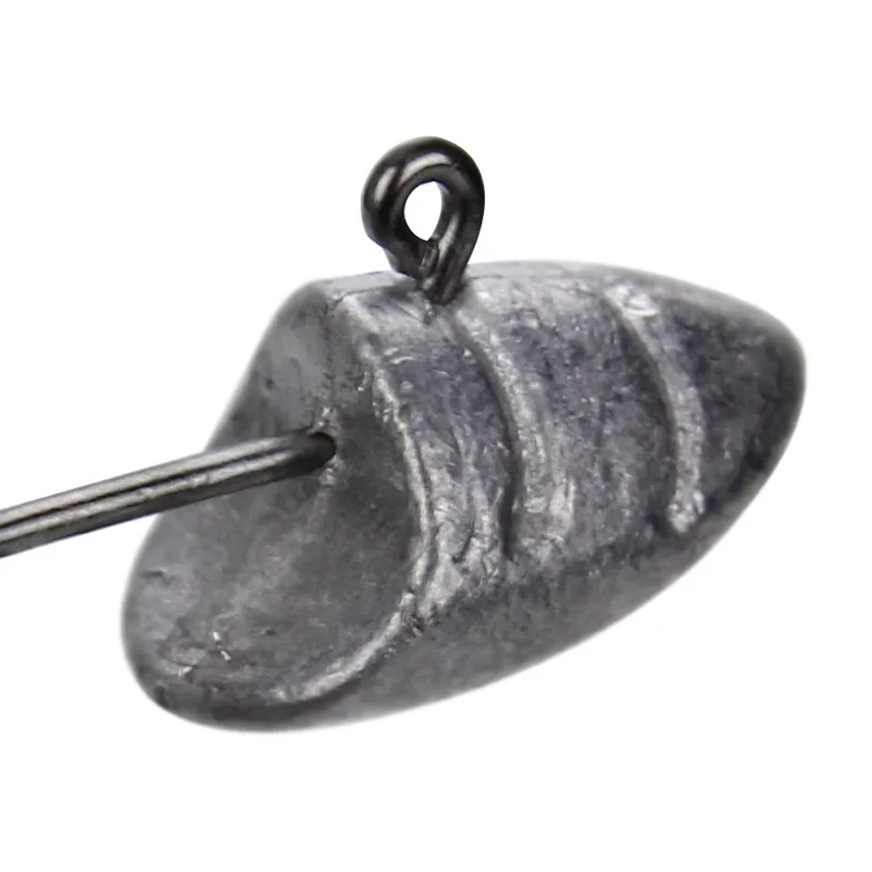 Anzuelo afilado con ranura en sangre, anzuelos con cabeza de anzuelo, 1,5g, 2,5g, 3,5g, 5g, cebo de gusano suave con púas, lote de 4 piezas en oferta - imagen 4