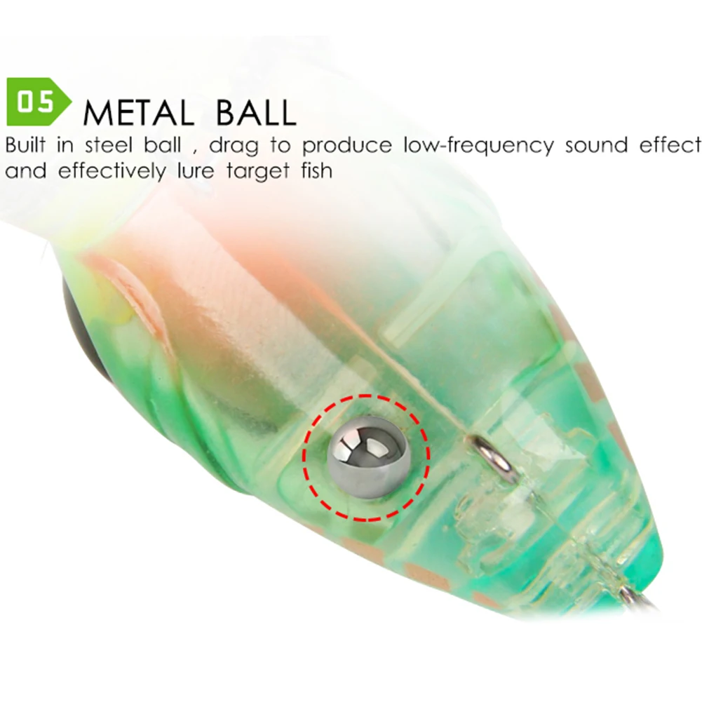 Bola de metal para producción de sonido de baja frecuencia