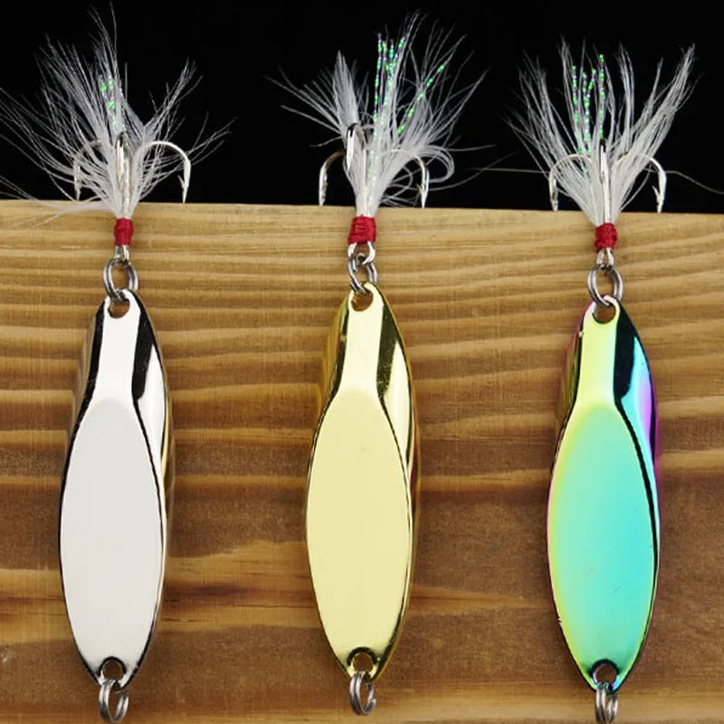 Caminar peces 1 Uds 5-42g Metal señuelo cuchara anzuelo triple filoso de cebos duros lentejuelas cebo Artificial de agua dulce Spinner pesca - imagen 5