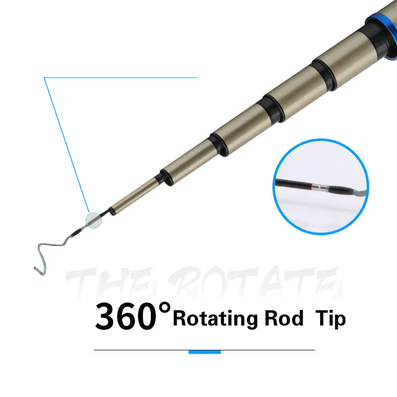 Caña de pescar superdura de fibra de carbono, 3,6 m-11,0 m, para Black Pit 19 Tune 46T - imagen 4