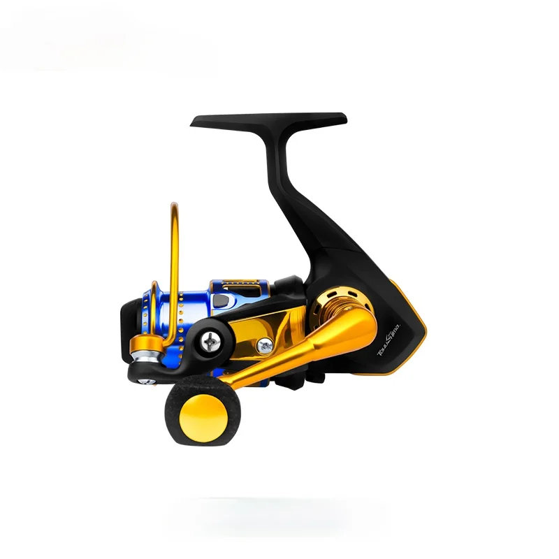 Carrete giratorio De línea poco profunda, 2000s, 2500: 1, Ratio De engranaje 7 + 1 BB, bobina De Pesca en roca, 6KG De arrastre máximo, rueda De Pesca - imagen 2