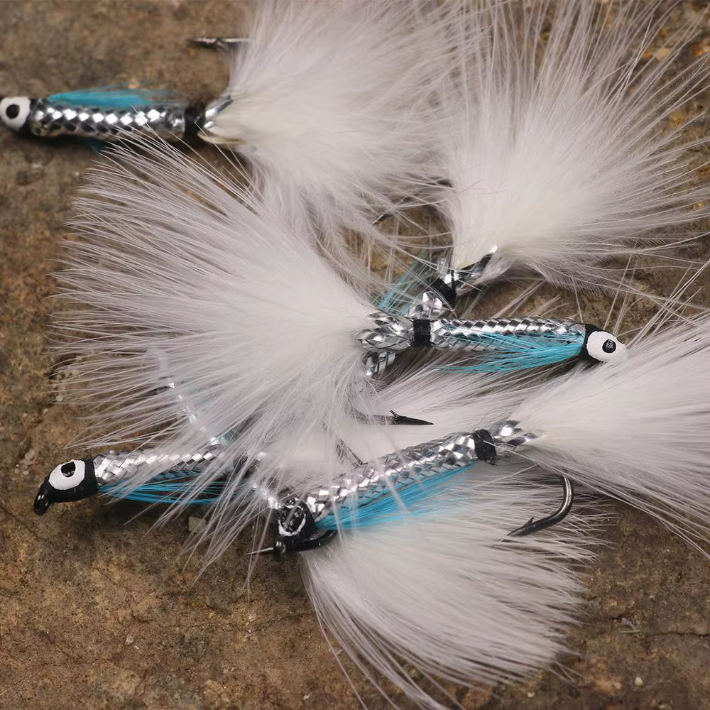 Wifreo Streamer Minnow #4 Señuelo Plata y Blanco – Pesca Deportiva - imagen 5