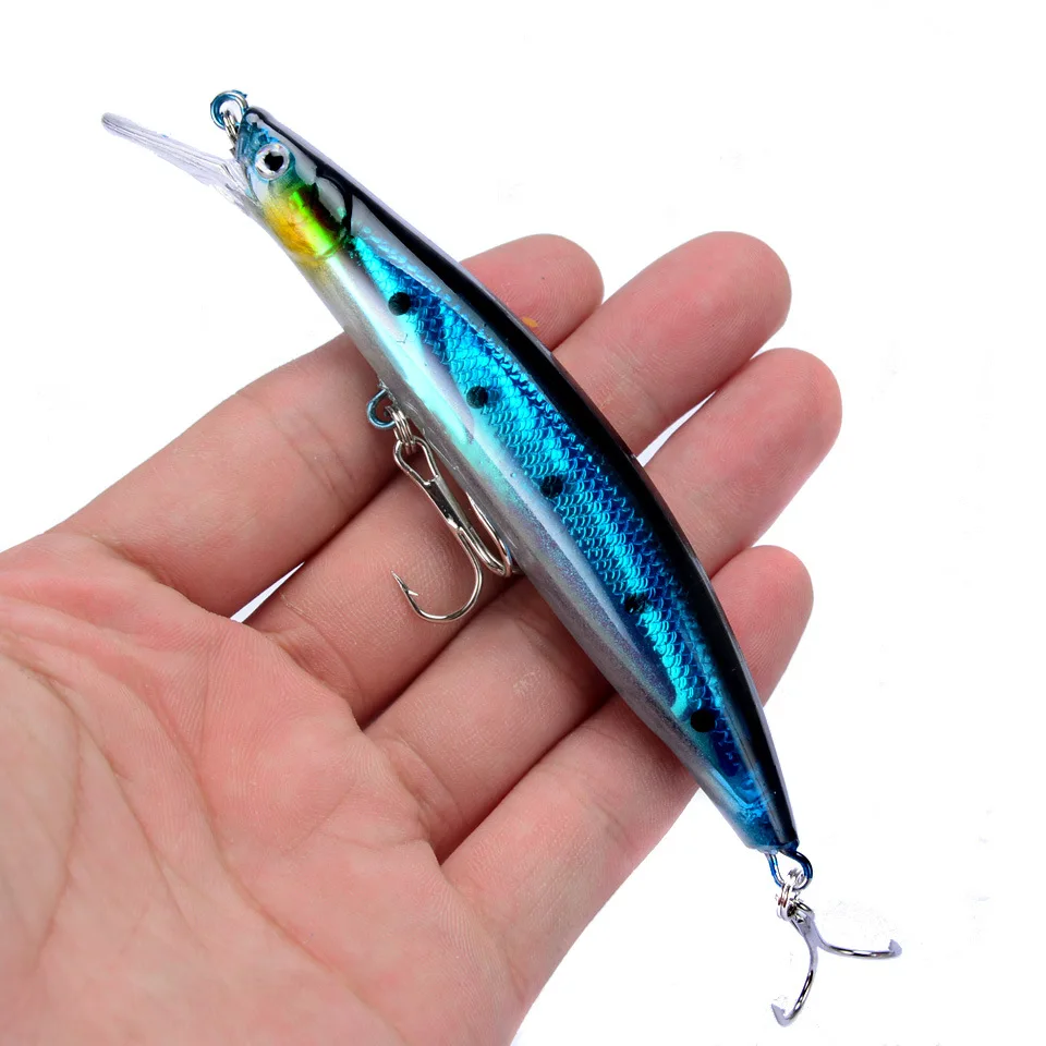 Señuelos de Pesca de roca de 115mm y 13g, cebos artificiales para Lucio, Wobblers - imagen 4