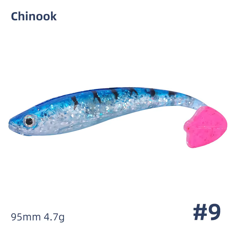 Chinook SoftBait 90mm - Señuelo blando Shad Swimbait