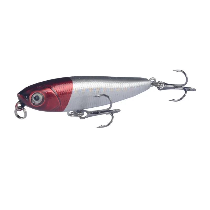 Señuelos de Pesca de lápiz flotante con garra, 55mm, 3,5g, Stickbait, superficie de agua superior, Walk The Dog, cebos duros Wobblers para lubina y Lucio