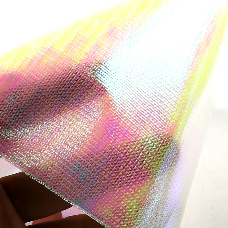 Ellllv-Película de Flash holográfica de varios colores, 15cm x 110cm, Material de ala de gancho, Sabiki duradero, bricolaje - imagen 4