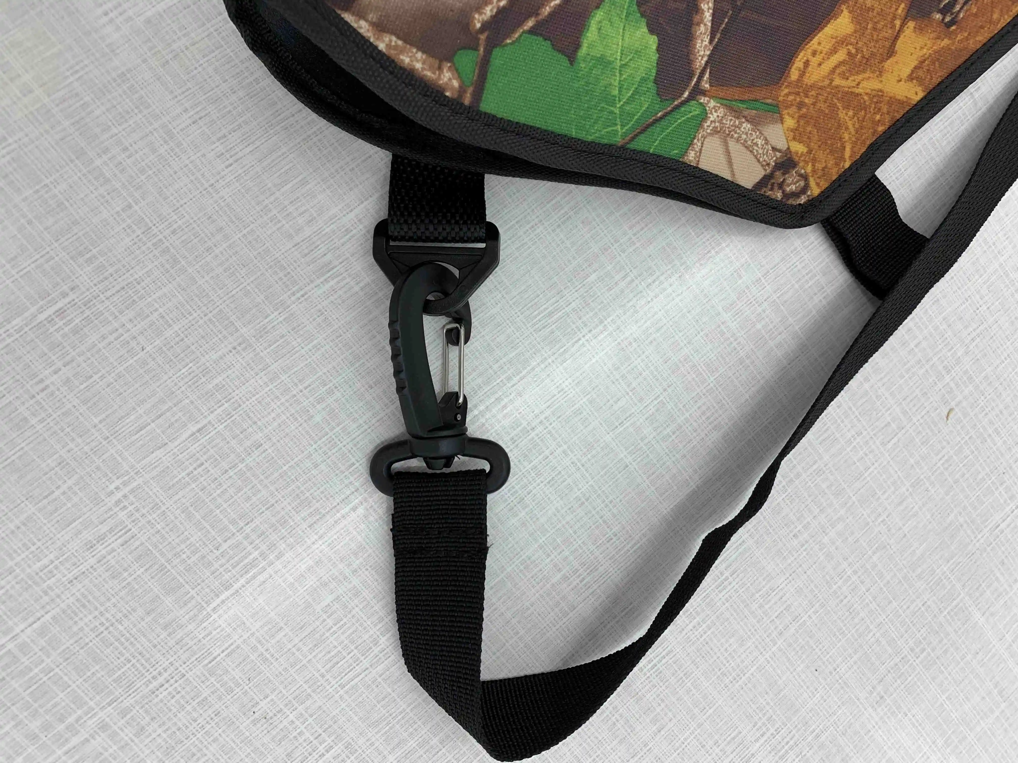 Soporte de flecha de arco con bolsa compuesta de ballesta, herramienta de tiro con arco, Arrowhead de fibra de vidrio para práctica recurva de caza - imagen 3