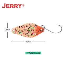 Cuchara giratoria Jerry 2,5g para trucha – Mini señuelo agua dulce