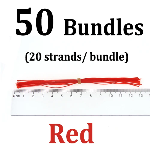 50 bundles red