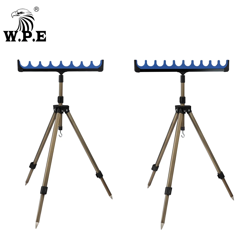 W.P.E-caña de pescar plegable, soporte telescópico ajustable para caña de pescar, soporte ripod, soporte para poste de aleación de aluminio, aparejos de pesca - imagen 4