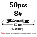 50pcs  size 8