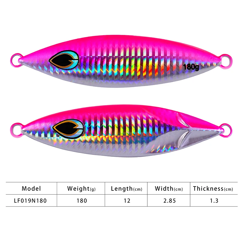 PROBEROS-señuelo de pesca Jigging, Lure180G/11,5 CM, plantilla de Metal, 6 unidades - imagen 2