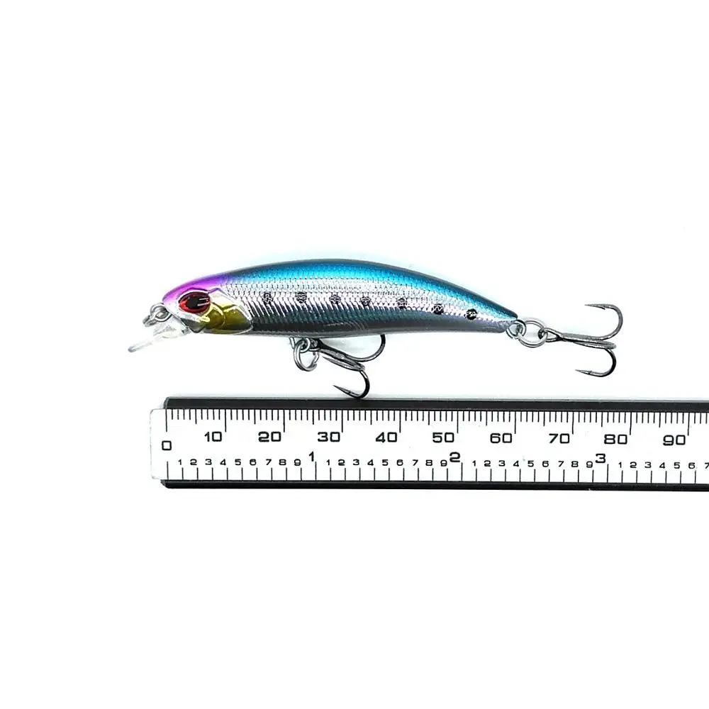 AOCLU-señuelo de pesca de pececillo que se hunde, cebo duro, Wobbler pequeño, palo de sábalo de manivela, fácil de lanzar, trucha de lubina, asesino en la costa, 60mm, 5,4g