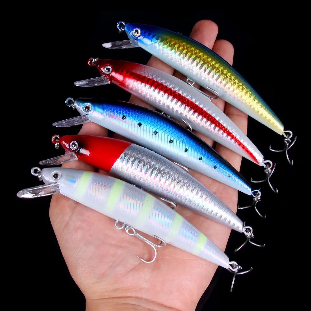 Señuelo de Pesca de pececillos de hundimiento grande, 12cm-39g, Wobbler Crankbait Isca, cebo duro Artificial, aparejos de Pesca de carpa - imagen 4
