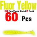 Fluor Yellow 60Pcs
