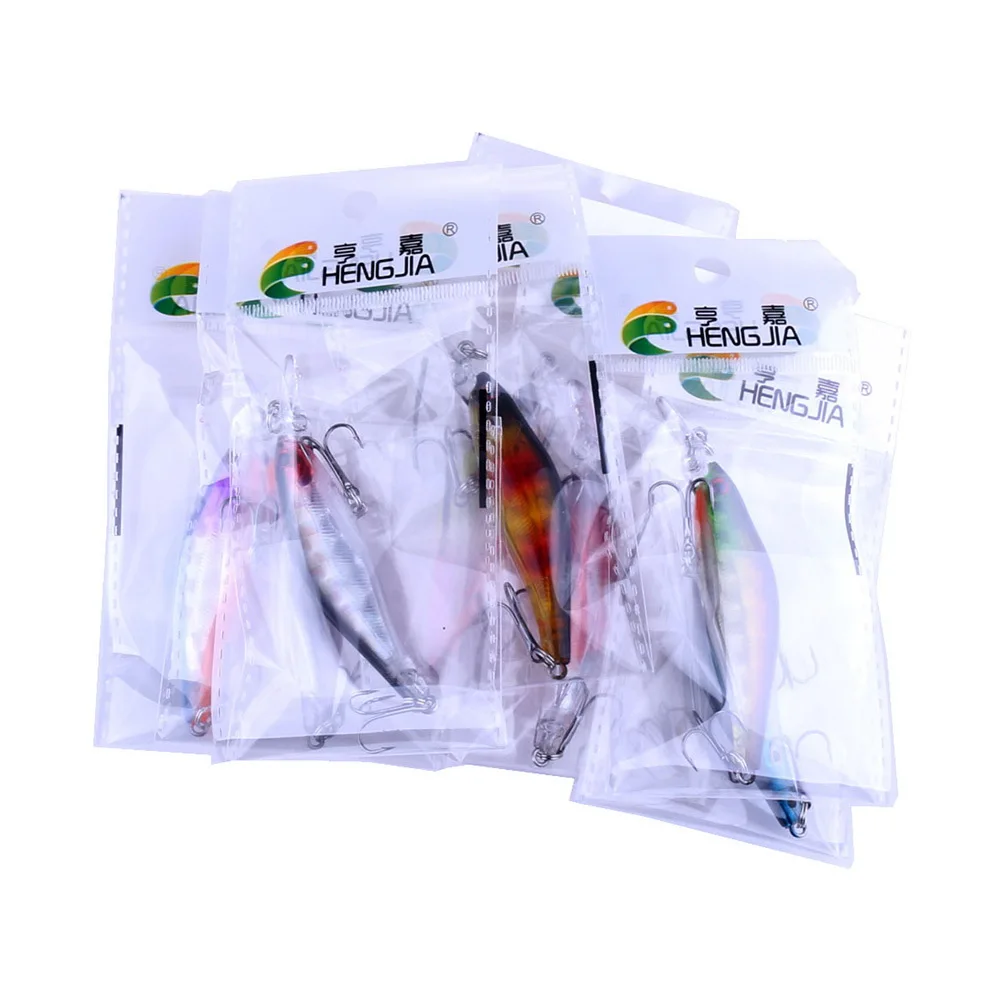 Señuelos de Pesca Minnow, aparejos de pesca Wobbler de 6,3g y 80mm, 8 colores disponibles, cebos duros biónicos de buena calidad, anzuelos triples, 1 unidad - imagen 5