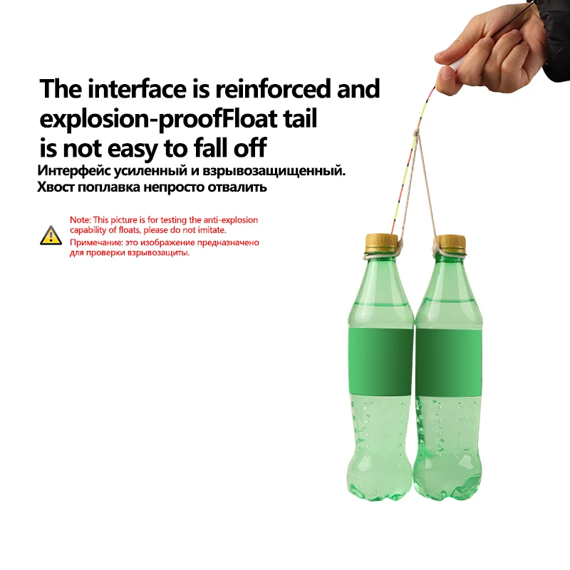 Boya de agua dulce de alta sensibilidad, accesorios de herramientas de pesca, Nano flotador, 1 bolsa de ganchos, 1 asiento, 3 piezas - imagen 5