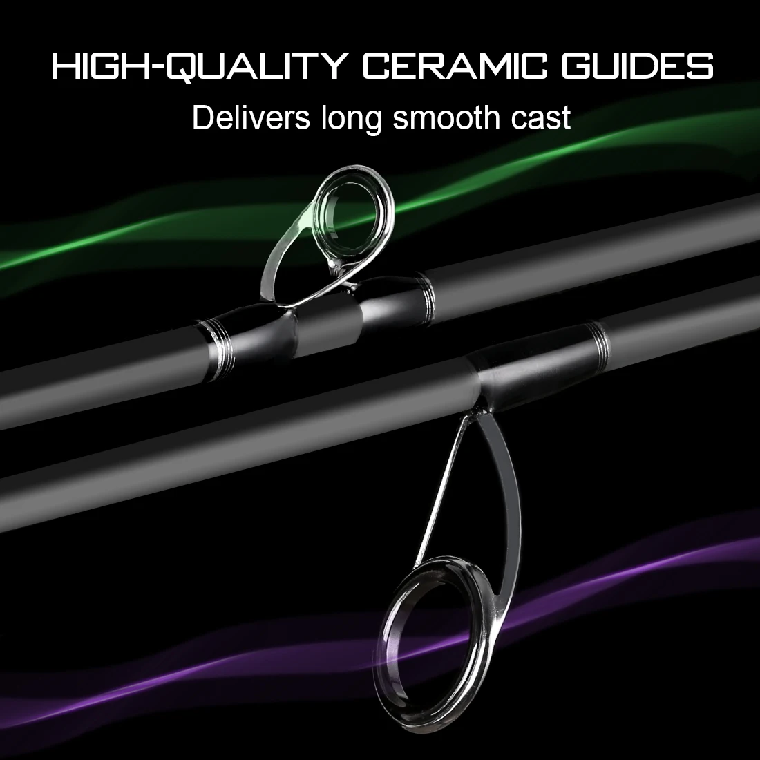 SeaKnight-caña de pescar con señuelo de la serie Falcon, 2 secciones, doble punta, 1,98 M, 2,1 M, 2,4 M, fibra de carbono - imagen 4