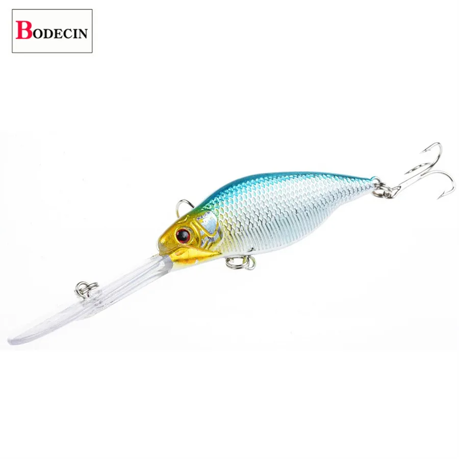Minnow cebo Artificial/duro, Wobbler para aparejos de pesca, accesorios, ojos 3d, señuelo de Pesca de Mar, 1 unidad - imagen 3