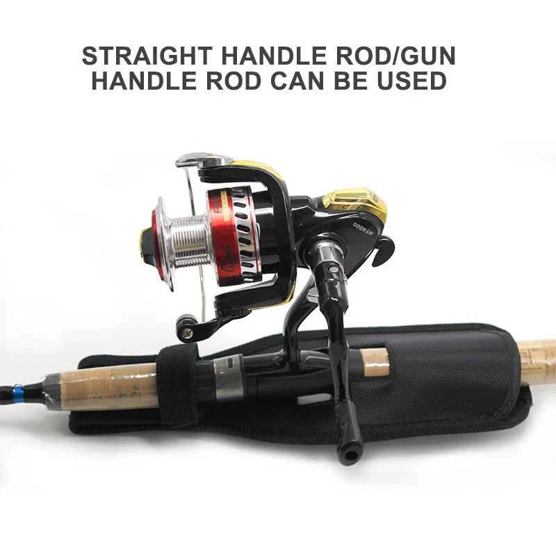 De Pesca caña para exteriores de caña de pescar Rack soportes funda de Nylon abordar herramientas accesorios palillo pesca Polo titular cinturón XA260G - imagen 3