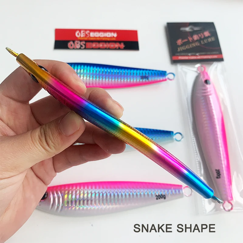 TEASER-señuelo de pesca en forma de S, 120g, 150g, 200g, señuelo de hundimiento lento, cebo duro, aparejos de pesca - imagen 4
