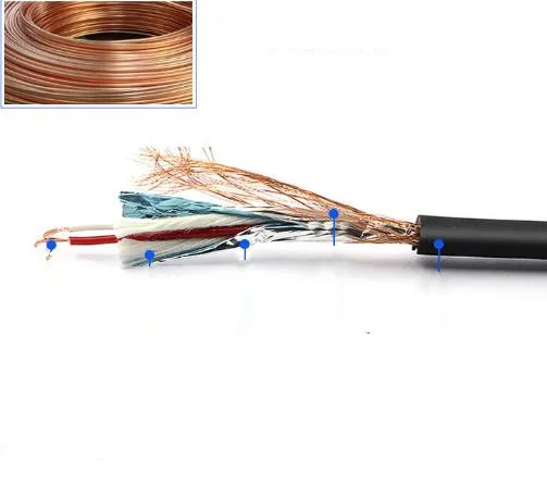 6 unids/set colorido 15 cm/30 cm Cables de Audio de guitarra eléctrica blindados de bajo ruido cables 1/4 Cable de conexión de Pedal de efecto de ángulo recto - imagen 5