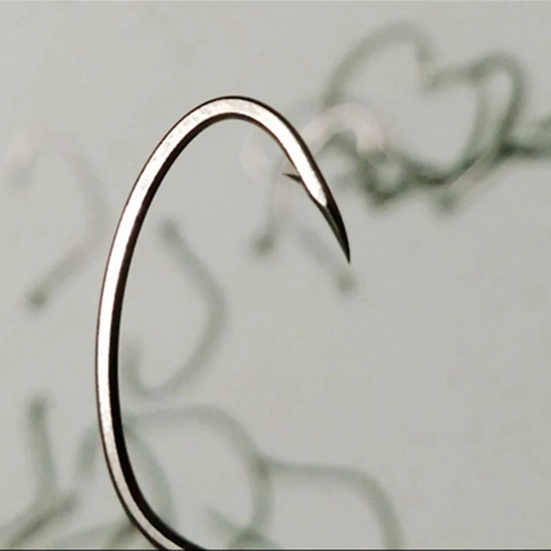 Gancho de pesca torcido, anzuelo de aleación de titanio, anzuelo pesca marítima, aparejos de pesca lubina - imagen 5